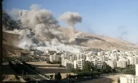  حمله اسرائیل به شهرک شهید باقری تهران/ ویدئو

