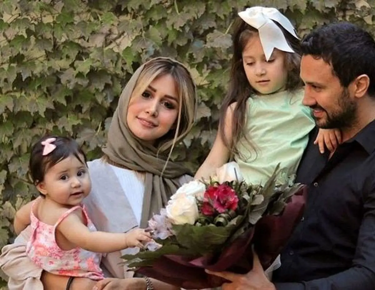 همسر شاهرخ استخری با انتشار عکس خانوادگی: «نذاریم حسرت شه»