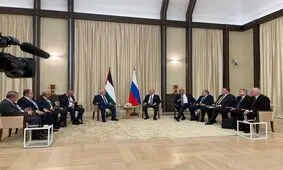 مذاکرات رئیس تشکیلات خودگردان فلسطین با پوتین در مسکو درباره خاورمیانه و فاجعه غزه

