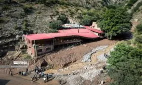 «سیل سنگ» با ۹۰ دقیقه باران؛ جاده مرگ آرام می‌گیرد؟