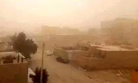 طوفان شن با سرعت 108 کیلومتر بر ساعت زابل را در نوردید 