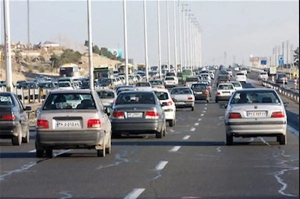 عکسی از زمان احداث اتوبان کرج در دهه ۴۰

