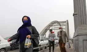 آلودگی هوا در اهواز به وضعیت بنفش رسید

