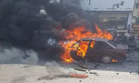 حمله پهپادی اسرائیل به یک خودرو در جنوب لبنان/ ویدئو