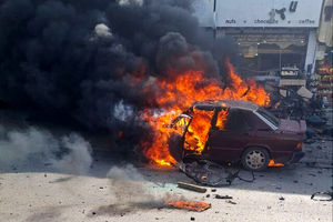 حمله پهپادی اسرائیل به یک خودرو در جنوب لبنان/ ویدئو