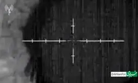 تصاویری از لحظه ورود پهپاد مقاومت اسلامی عراق به ایلات اشغالی