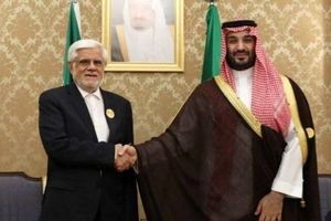 دیدار عارف با بن سلمان