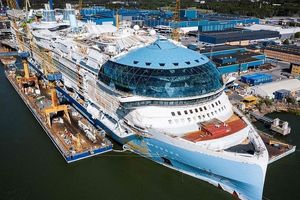 بزرگترین کشتی تفریحی جهان/ تصاویر