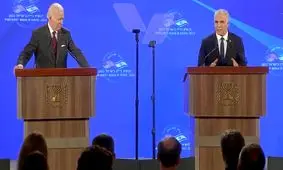 بایدن:دیپلماسی بهترین راه‌ در قبال ایران است/لاپید:آزادی اسرائیل از طریق زور قابل حفاظت است