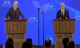 بایدن:دیپلماسی بهترین راه‌ در قبال ایران است/لاپید:آزادی اسرائیل از طریق زور قابل حفاظت است