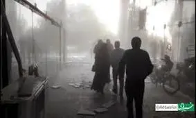 تصاویر جدید از لحظه بمباران صداوسیما / ویدئو