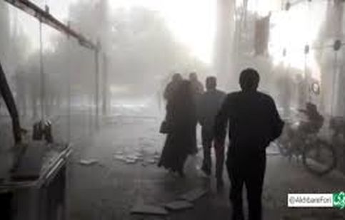 تصاویر جدید از لحظه بمباران صداوسیما / ویدئو