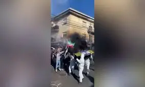 حمایت از ایران در لیگ فوتبال آرژانتین/ ویدئو

