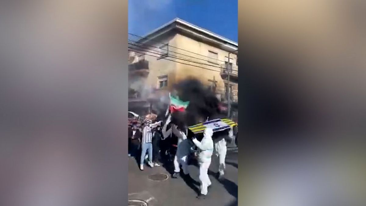 حمایت از ایران در لیگ فوتبال آرژانتین/ ویدئو