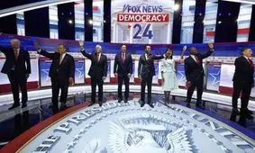 در اولین مناظره انتخاباتی جمهوری‌ خواهان چه گذشت؟/ این جوان هندی‌تبار پیشتاز است