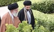 انتشار تصویر ویژه از رهبر انقلاب در کنار امام شهید به مناسبت عید غدیر
