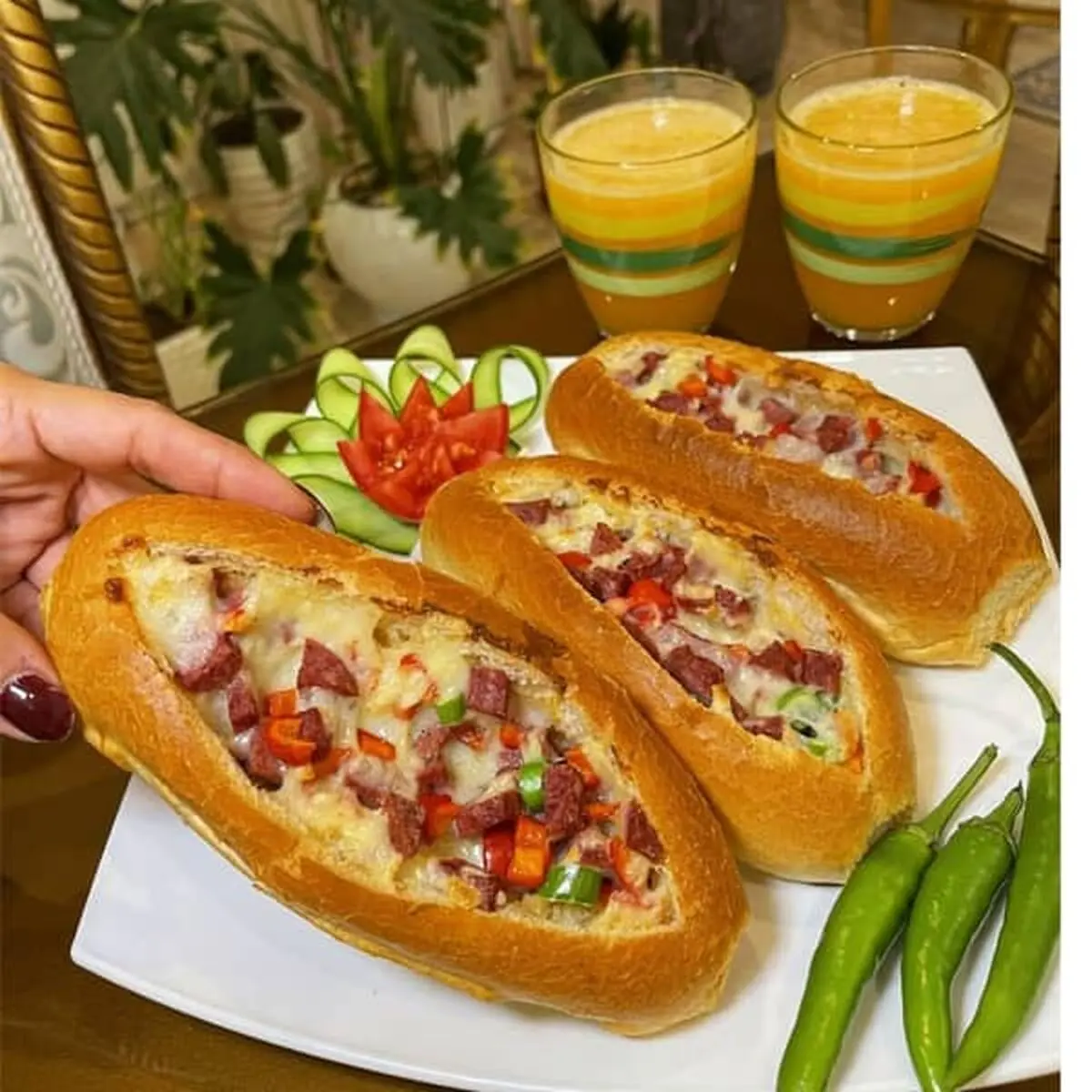 طرز تهیه باگت شکم‌پر؛ غذایی خوشمزه، سریع و آسان