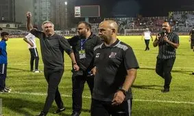 هواداران نساجی علیه الهامی

