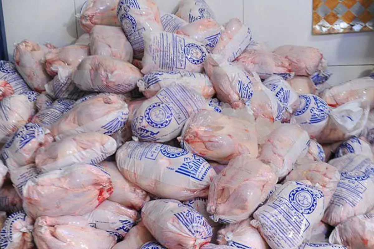 کشف و ضبط ۹۰۰ تُن مرغ منجمد احتکار شده در شیراز