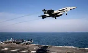 سقوط دومین جنگنده ۶۷ میلیون دلاری آمریکا به دریای سرخ

