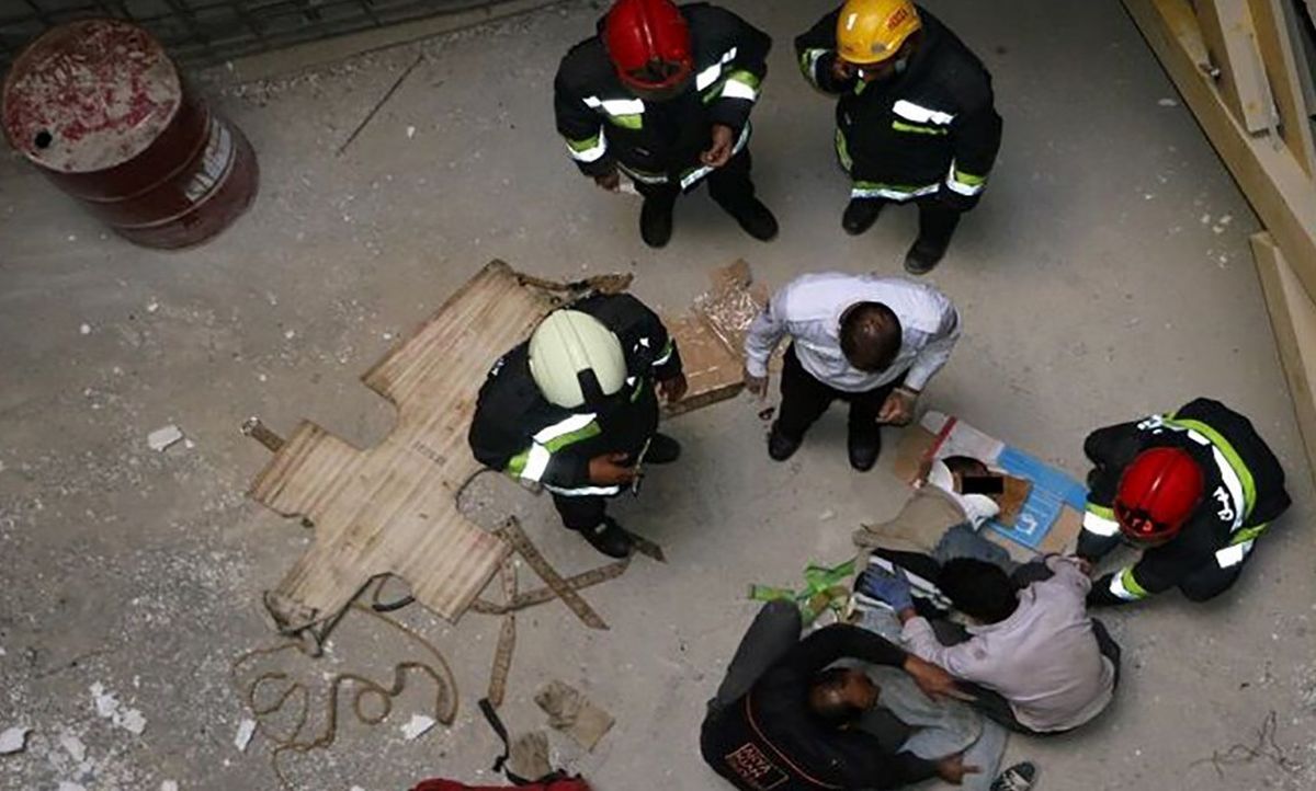 سقوط مرگبار مرد مشهدی از ساختمان 4 طبقه