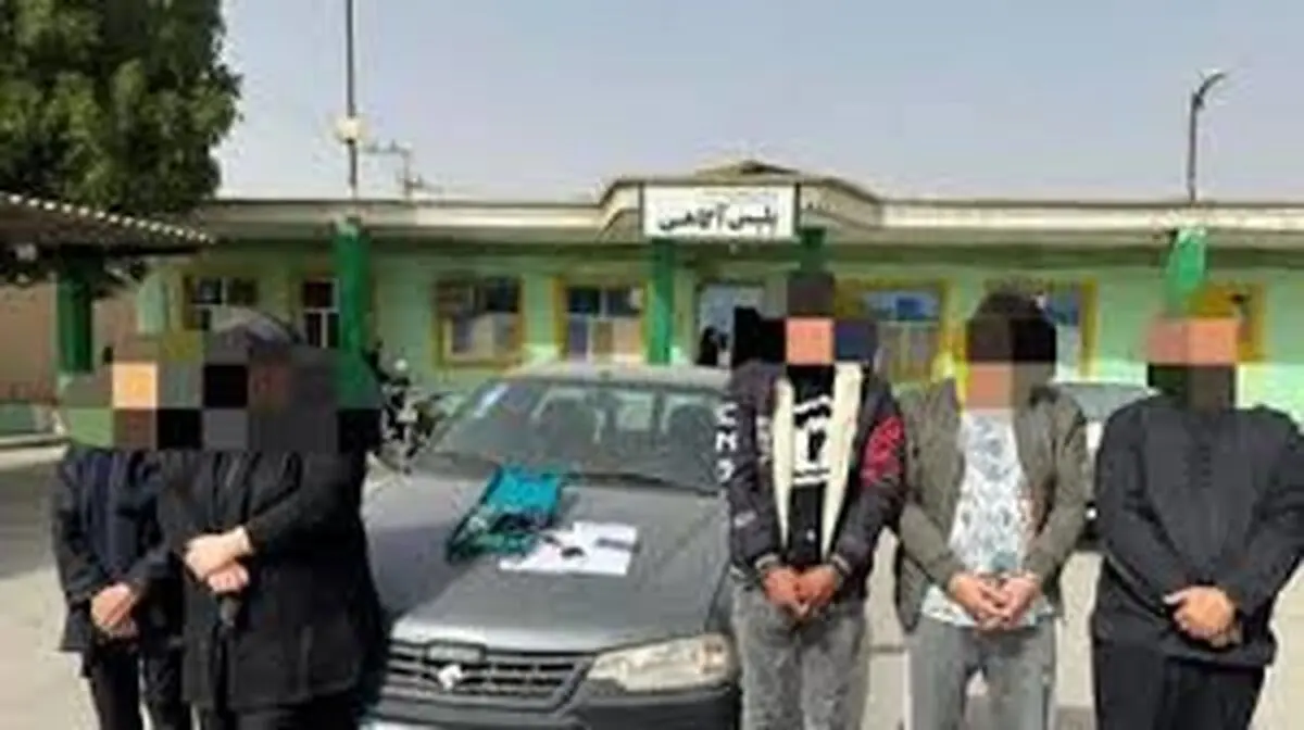 دستگیری باند 5 نفره سارقان طلا در آبادان 