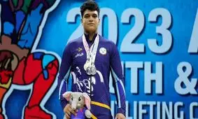 زارع در یک ضرب نقره گرفت