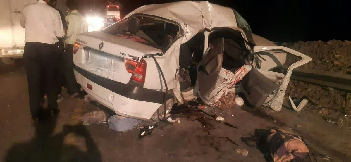 حادثه رانندگی در خمین با یک کشته و 3 مصدوم 
