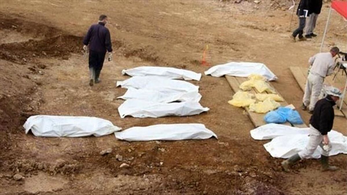 کشف گور دسته‌جمعی با ۱۴۳ جسد در موصل عراق