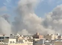 حمله هوایی به شهرک بروجردی در شرق تهران/ انفجارها در قصر فیروزه شرق تهران/ ویدئو

