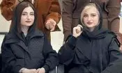 سفر زمان؛ «سارا و نیکا» در کنار «مهناز افشار» در پشت‌صحنه فیلم «قسم»؛ سال 97 