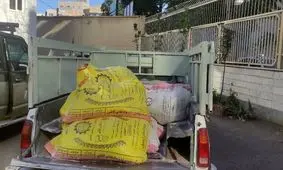 کشف آرد یارانه‌ای قاچاق در اردبیل