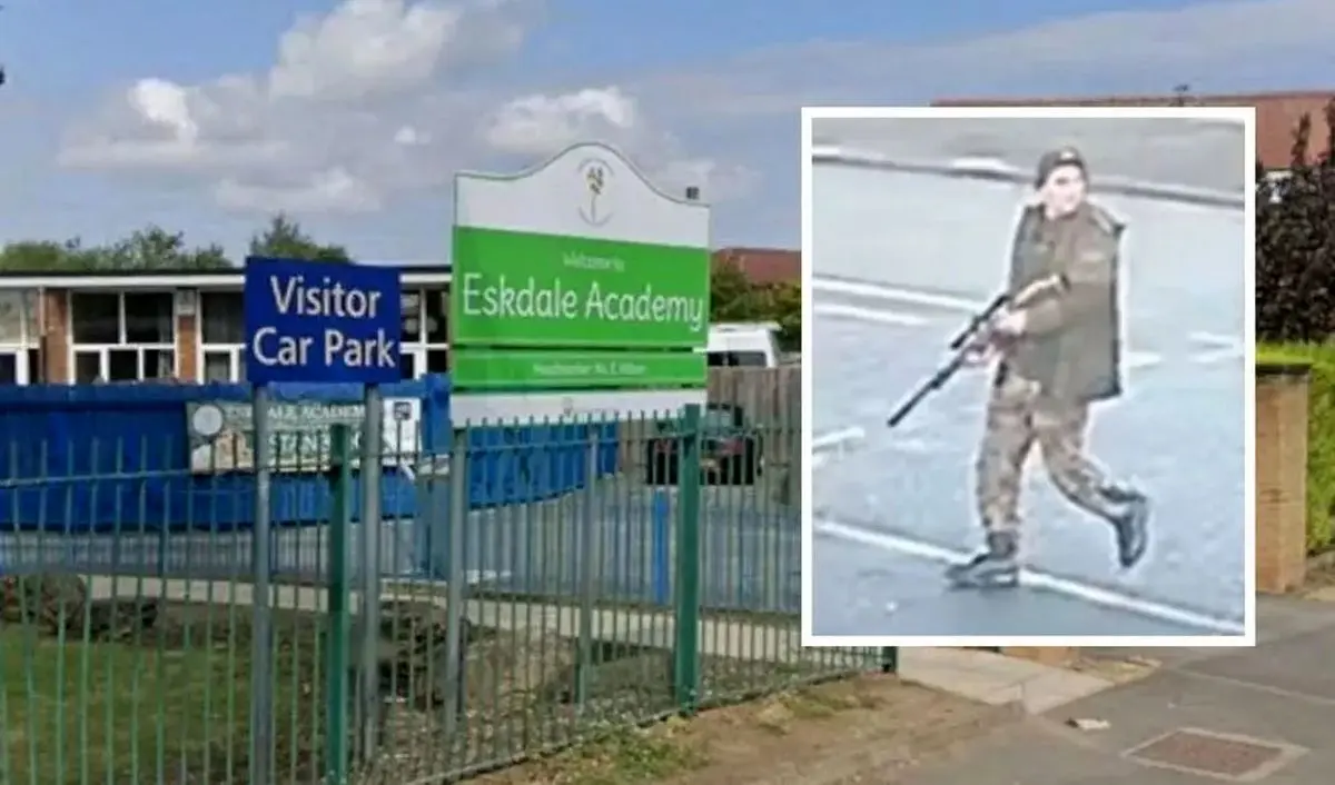 مردی مسلح دیده شد؛ مدرسه ابتدایی به حالت آماده‌باش درآمد! 