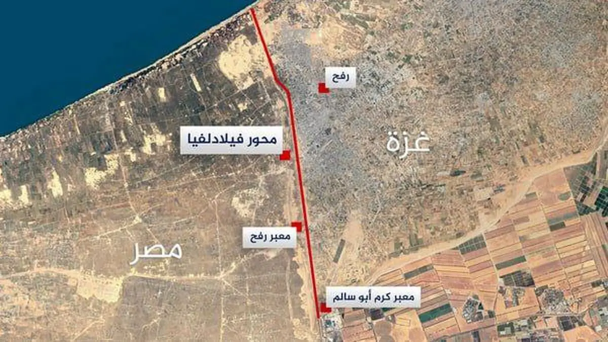 اسرائیل از محور فیلادلفیا در مرز غزه و مصر عقب‌نشینی نمی‌کند


