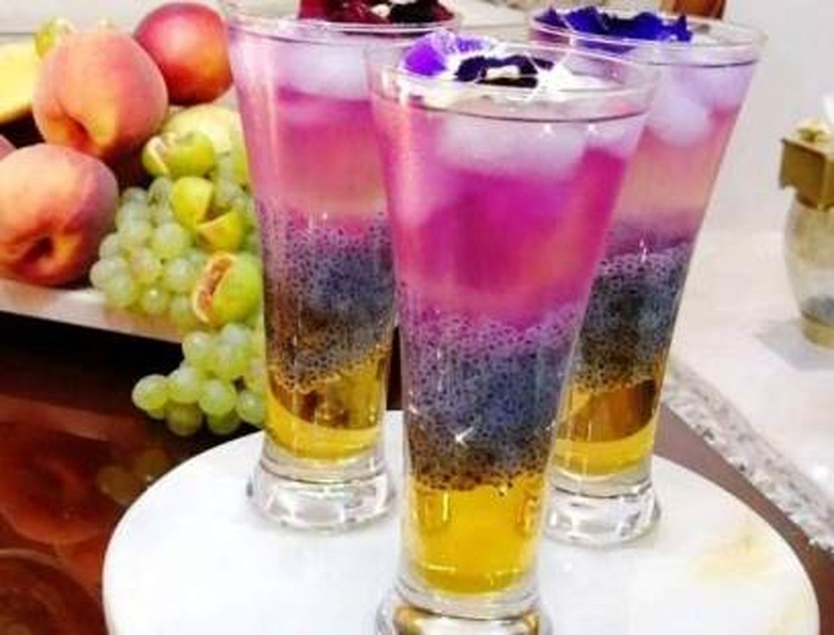 شربت ژله ای، یک نوشیدنی خوشمزه تابستانی