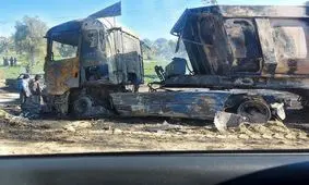 تصادف هولناک ۳ خودروی سوخت‌کش ‌در محور ایرانشهر/ ۳ نفر جان باختند