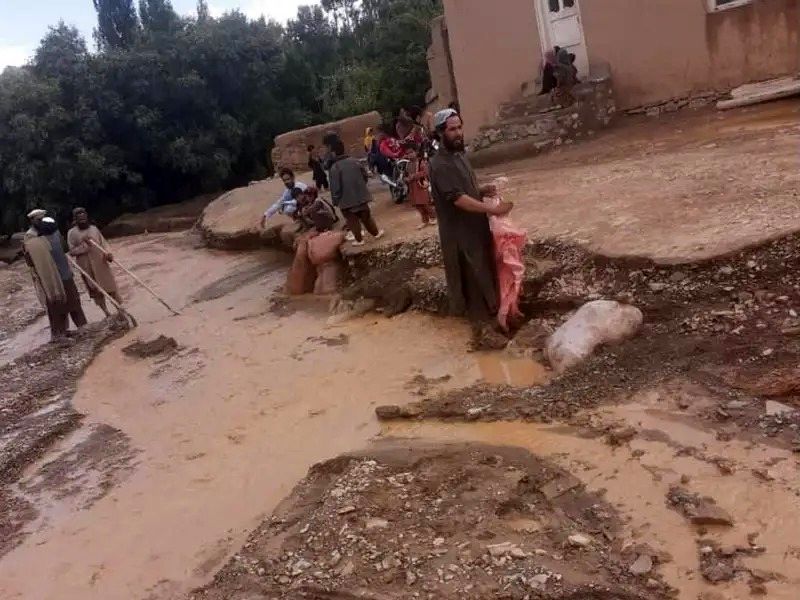 بارندگی شدید در افغانستان