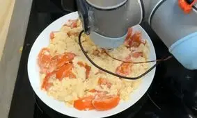 رباتی با قابلیت چشیدن غذا/ ویدئو
