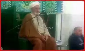 سکته قلبی امام جماعت نصرآباد تفت بر بالای منبر/ ویدئو