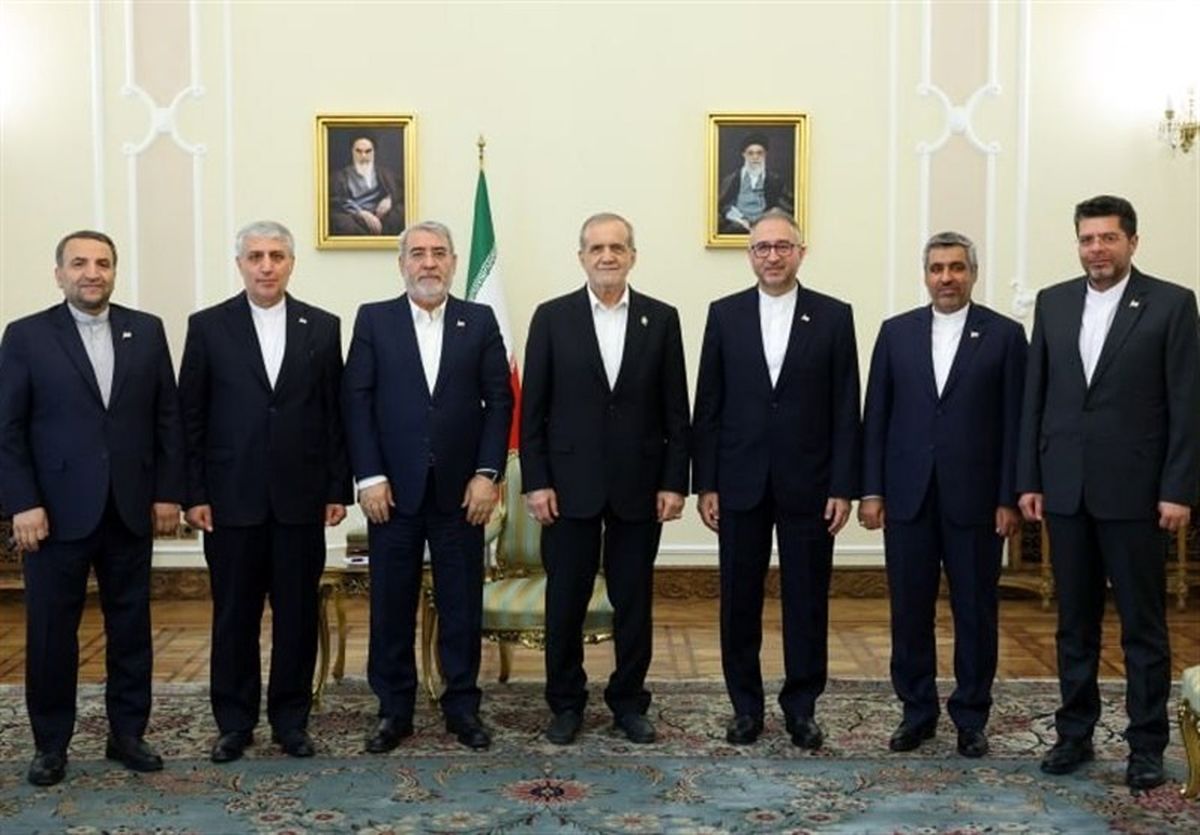  دیدار ۶ سفیر جدید ایران با پزشکیان 