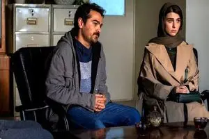 رونمایی میرسعید مولویان، بازیگر نقش «امیر» در سریال «آبان» از همسرش