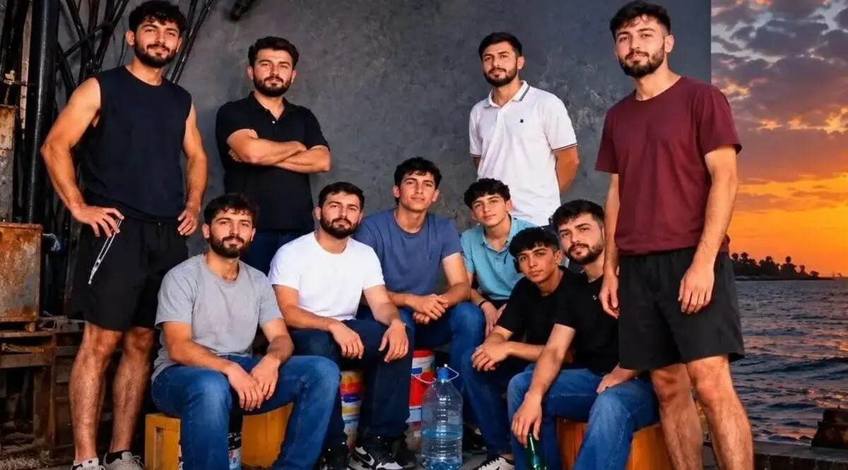 مرگ تلخ و همزمان 18 پسر جوان و خوش تیپ کرد در یک صحنه