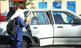 حادثه برای یک دانش آموز در سرویس مدرسه/ ویدئو