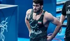 پیروزی حسن یزدانی مقابل آذرپیرا در کشتی نخست انتخابی تیم ملی
