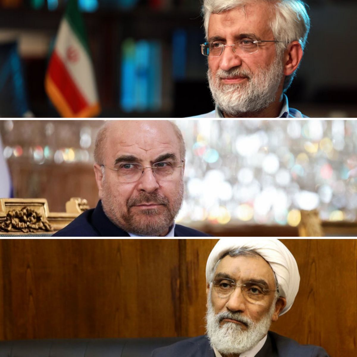 رقابت سه نفره اصولگرایان: جلیلی، قالیباف یا پورمحمدی / تا پایان مناظرات معلوم نیست چه کسی به نفع چه کسی کنار میرود