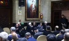 پزشکیان در کنار ناطق نوری در یک مراسم/ عکس