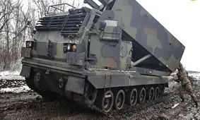 لحظه انهدام سامانه موشکی اوکراین توسط پهپاد روس/ ویدئو