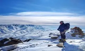 بارش برف در چالوس به ۳۵ سانتی متر رسید