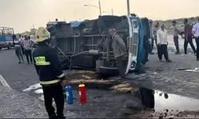 برخورد مینی بوس حامل کارگران با سواری در آران و بیدگل؛۶ نفر مصدوم شدند