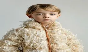 طراحی لباس با الهام از نودل برنج/ تصاویر